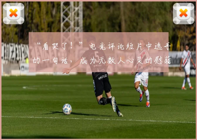 “看哭了!”电竞评论短片中选手的一句话,成为无数人心灵的慰藉_20260530144021